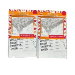 Lot of 2 Color Your Own Table Cover Thanksgiving Kids Crafts Fun Activity 59x40